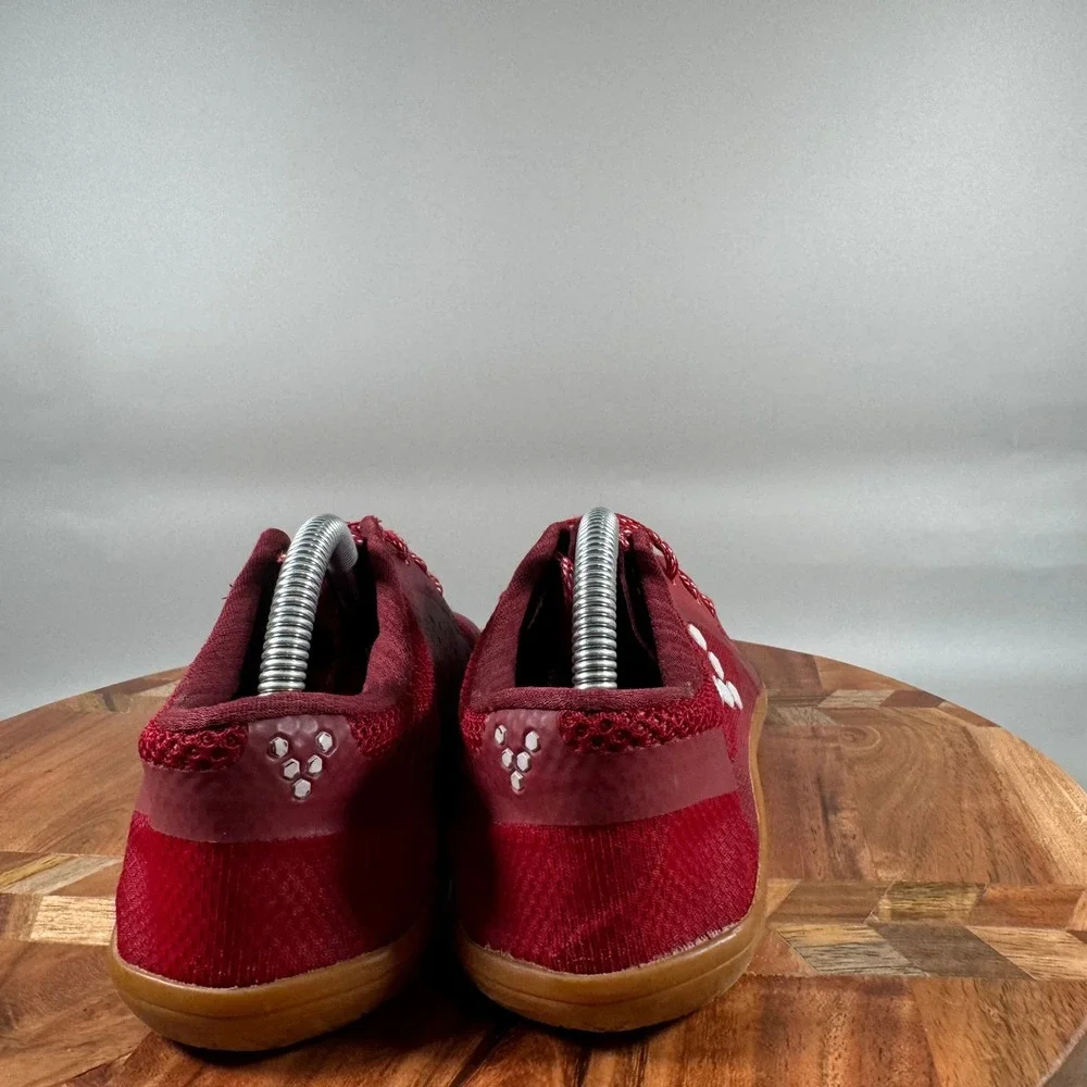 Vivobarefoot Stealth II Womens EU 36 Minimalist Running Shoes Burgundy Red Gum